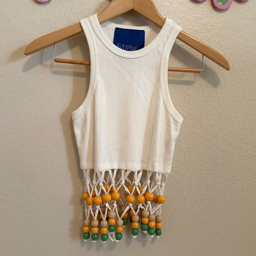 Simon Miller Wynju White Tank Top Size XS - Picture 2 of 10